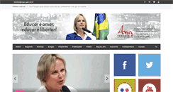 Desktop Screenshot of anaperugini.com.br