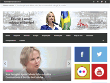 Tablet Screenshot of anaperugini.com.br